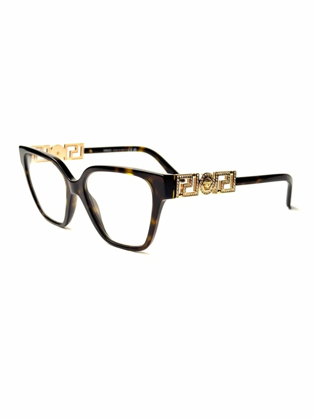 Versace Mod 3358 B 108 Glasses Havanna with Gold New Authentic NWT - Picture 9 of 10